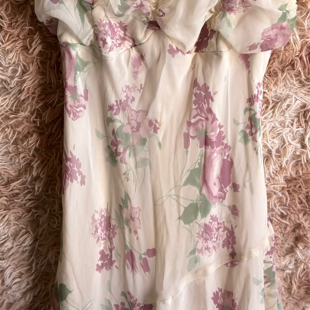 Speechless Pink and Green Floral Dress